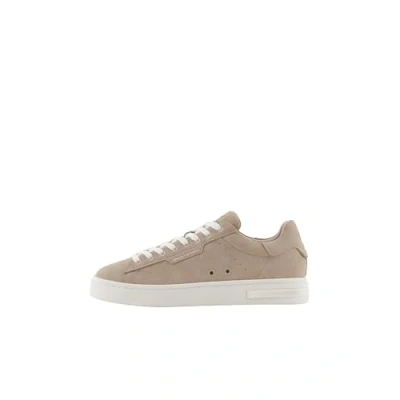 Image of Armani Exchange LACE UP Trainers, Men&#039;s, Size: 10, Plaza taupe Suede