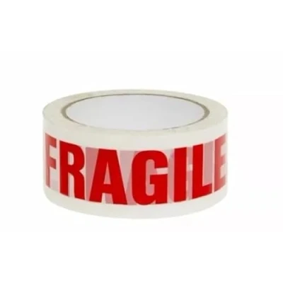 Image of Ksp partners ltd e commerce Fragile Packaging Tape for Parcels and Boxes. Heavy Duty Packing Provides a Strong, Secure Sticky Seal your Boxes, 48MM x 66M (12)