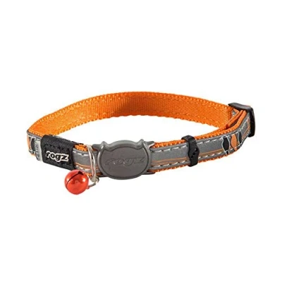 Image of Rogz Catz NightCat Collar, Orange