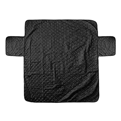Image of Sofa Couch Cover Pet Dog Kids Mat Furniture Protector Slipcovers Reversible,Couch Shield with Elastic Straps,Anti Slip Foams,Pet Kids,Children,Dogs (Black 1 Seater Sofa)