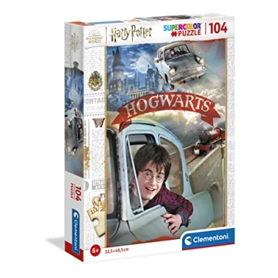 Image of Clementoni 25724 Supercolor Puzzle Harry Potter 104 Pieces Jigsaw For Kids Age 6