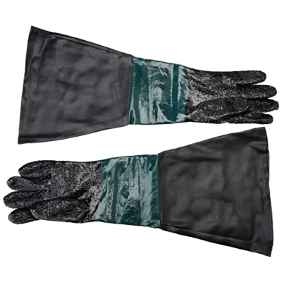 Image of Sealey Shot Blasting Gauntlets 585mm Cuffed Pair