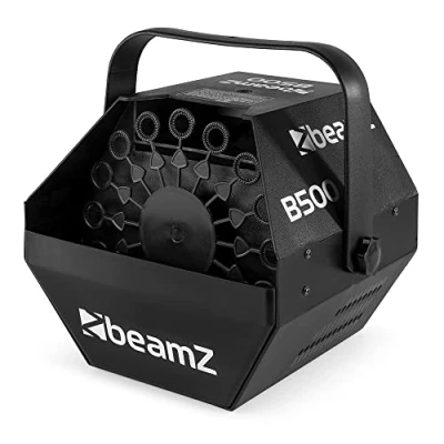 Image of beamz B500 High Output Bubble Machine For Parties &amp; DJ Sets Professional Maker Kids, 550ml Tank, Adjustable Bracket, Durable Design, Machine, Kids