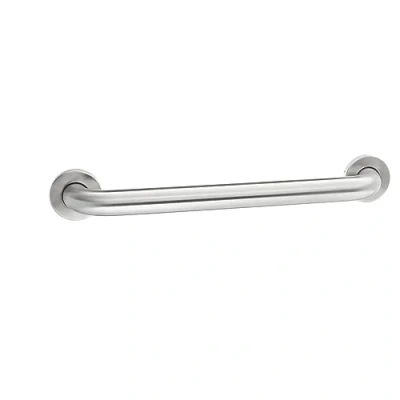 Image of Amazon Basics Sturdy Bathroom Safety Grab Bar, 0.46 m Length, 0.03 Diameter, Stainless Steel