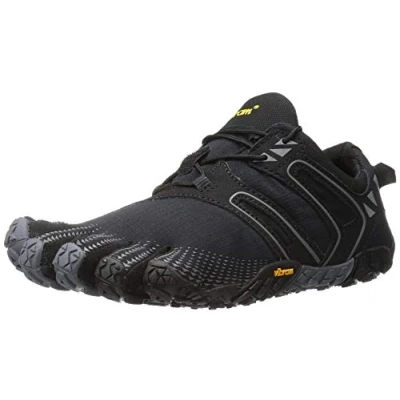 Image of Vibram FiveFingers V trail, Women’s Trail Running Shoes, Black (Black/Grey Black/Grey), 5 5.5 UK (36 EU)