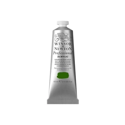 Image of Winsor &amp; Newton 2320162 Professional Acrylic Colour, Chromium Oxide Green, 60 ml (Pack of 1)