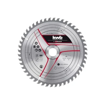 Image of Original Einhell Circular Saw Blade 254 x 30 mm (Saw Accessories, Diameter mm, Attachment 48 Teeth, Cutting Width 3.2 for Pull Mitre Saws and Table Saws)