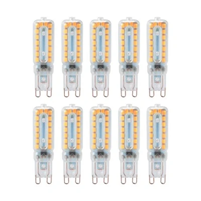Image of 10PCS G9 Bi Pin Base LED Light Bulb 2835 SMD, 12W Halogen Replacement Bulb, AC220V 240V Dimmable Energy Saving Lamp Warm White