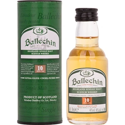 Image of Ballechin by Edradour 10 year old Single Malt Scotch Whisky 5cl Miniature