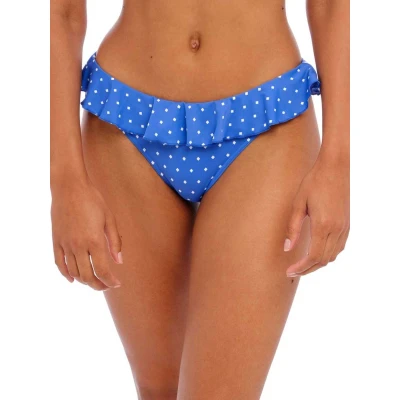 Image of Freya Womens 7235 Jewel Cove Italini Bikini Brief Blue Elastane Size 8 UK