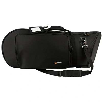 Image of Protec Bell Forward Euphonium Gig Bag, Gold Series, Model C243 Black