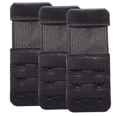 Image of YARBAR Bra Extenders 2 Hook Soft Stretchy Extension Strap Comfortable Pack of 3