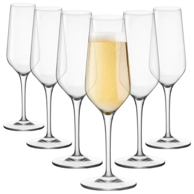 Image of Bormioli Rocco Champagne Glasses Electra 230 ml 6 Pieces
