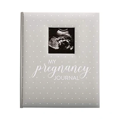 Image of Kate &amp; Milo Rainbow Pregnancy Journal, Keepsake Memory Book with Sonogram Photo, First Through Third Trimester Milestone Tracker, Blush