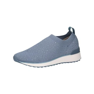 Image of CAPRICE Women&#039;s 9 24703 42 Loafer Flat, Navy Nubuck, 6.5 UK