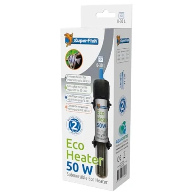 Image of Superfish Aquarium Eco Heater 50 Watt 0 30 Litres