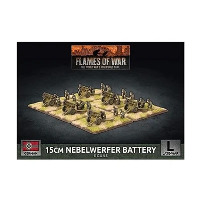 Image of Flames of War German 15cm Nebelwerfer Battery (Late War, GBX146)