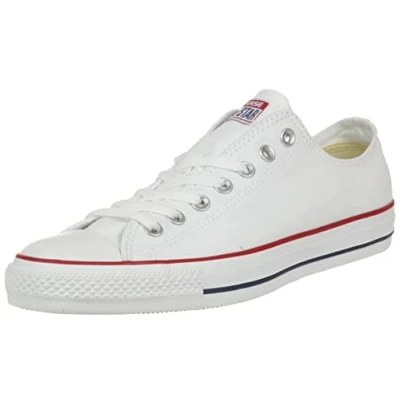 Image of Optical White Converse Low Tops size 5 UK