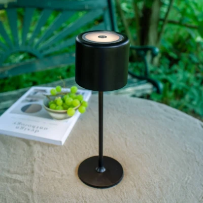 Image of Markslöjd Filo battery table lamp for outdoors, black