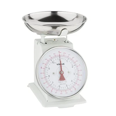 Image of Vogue Kitchen Scale Bowl Top 5Kg/11lbs Grad. 20g/1oz