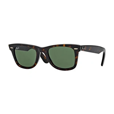 Image of Ray Ban 0RB2140 Original Wayfarer Sunglasses, Size: 54, Braun