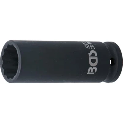 Image of BGS 5353 Impact Socket 12 point, deep 12.5 mm (1/2&quot;) Drive 21