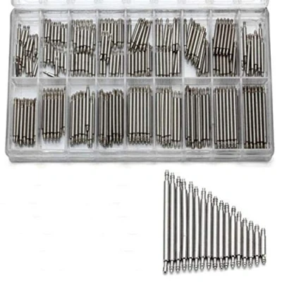 Image of GREENLANS 1 8 25mm 360Pcs Stainless Steel Spring Bars Strap Link Pins Watch Band Repair Tool