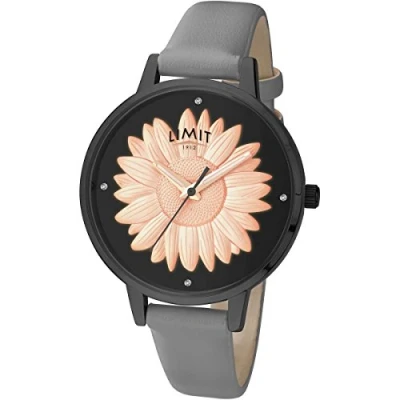 Image of Limit Secret Garden Ladies Watch with Embossed Flower Motif dial.