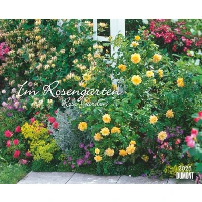 Image of Im Rosengarten 2025 DUMONT Garten Kalender Querformat 52 x 42,5 cm Spiralbindung