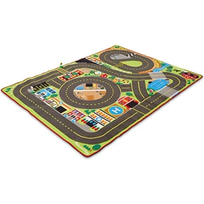 Image of Melissa &amp; Doug Jumbo Roadway Activity Rug