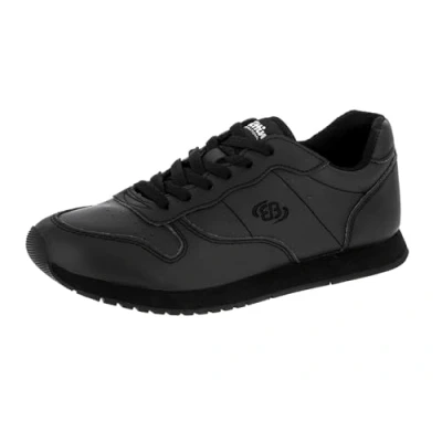 Image of Bruetting Unisex Adults&#039; Diamond Classic Indoor Shoes, Black, 12 UK