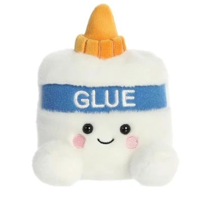 Image of Aurora® Adorable Palm Pals™ Gooey Glue™ Stuffed Animal Pocket Sized Play Collectable Fun White 5 Inches
