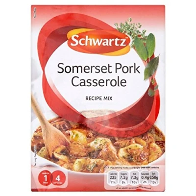 Image of Schwartz Somerset Pork Casserole Recipe Mix (36g) Pack of 6