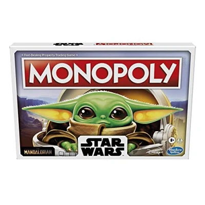 Image of Monopoly: Star Wars The Child Edition Board Game for Families and Kids Ages 8 Up, Featuring Child, Who Fans Call &#039;Baby Yoda&#039;,Multicolor