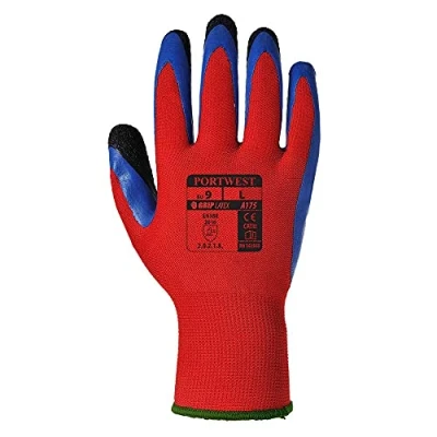Image of Portwest A175 Lightweight Duo Flex Glove Red/Blue, Large