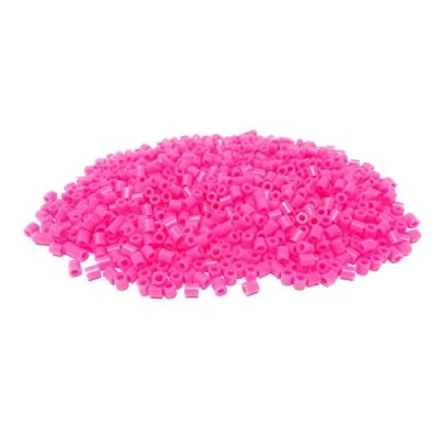 Image of WS UK 1000 Pack Fuse Beads 5mm Midi works like Hama [Hot Pink]