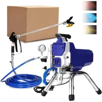 Image of Commercial Airless Paint Sprayer 3200W Electric Painting Machine for Home Interior Exterior Wall Spraying