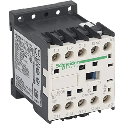 Image of Schneider Electric LC1K0610F7, Contactor 3NO 6A AC 3 Poles