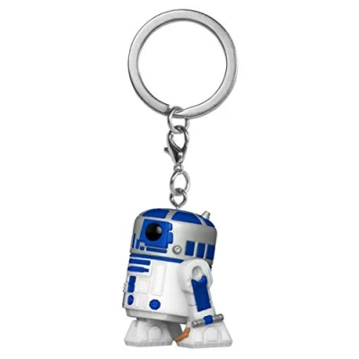 Image of Funko Pop! Keychain: Star Wars R2 D2 Novelty Keyring Collectable Mini Figure Stocking Filler Gift Idea Official Merchandise Movies Fans Backpack Decor