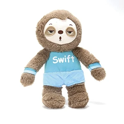 Image of MAD ABOUT PETS SPORTY SLOTHS PLUSH SOFT DOG TOY PUPPY CUDDLY PLAY TOY, 3 CHARACTERS (SWIFT)