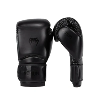Image of Venum, Contender 1.5 Boxing Gloves, Unisex Adult, 14 Oz, Black/Black