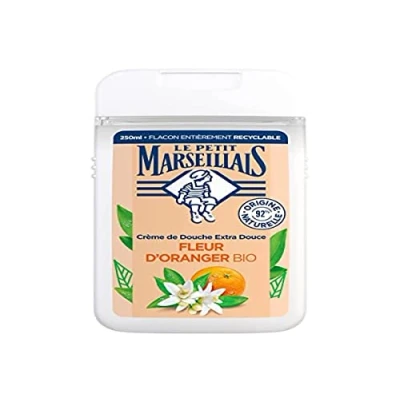 Image of Le Petit Marseillais Extra Gentle Shower Cream Orange Blossom Organic 250ml