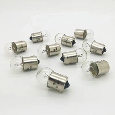 Image of 10 x 4115 6v 8w BA15S 6 Volt Motorbike Motorcycle Scooter Classic Car Bulbs