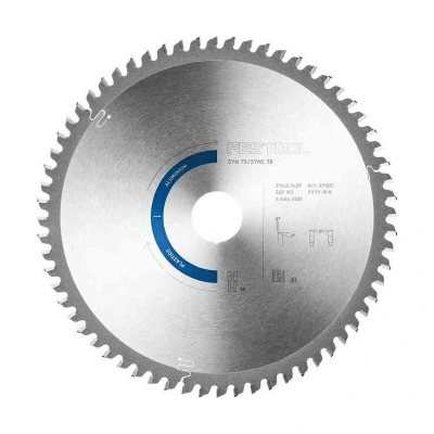 Image of 491051 216mm Saw Blade for sym 70/SYMC 70 216x2.3x30 W60 Festool