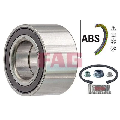 Image of 1S0498625, 1S0498625A Wheel bearing kit FAG 713 6109 50 Photo corresponds to scope of supply 66mm VOLKSWAGEN: up! Hatchback, SKODA: Citigo Hatchback