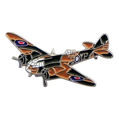 Image of Bristol Blenheim Bomber Plane Aircraft Metal Enamelled Pin Badge Lapel XJKB12 57