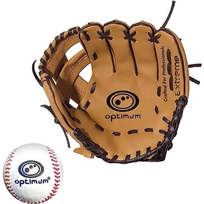 Image of BASEBALL GLOVE AND BALL SET JNR