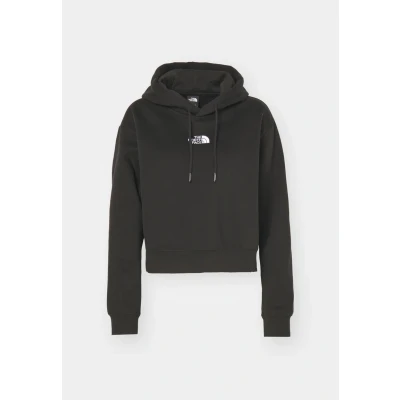 Image of The North Face Women&#039;s Essential Crop Hooded Sweatshirt, Tnf Black, XS