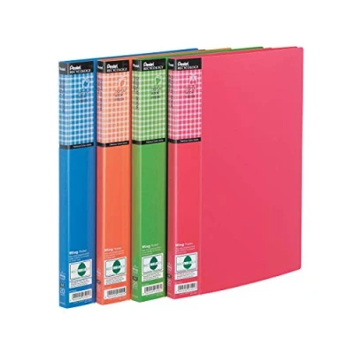 Image of Pentel Recycology Display Book Fresh Assorted (Pack of 4, Colours may vary)