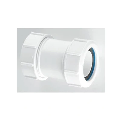 Image of Mcalpine 1 1/2 Mutifit Universal Waste Pipe Compression Straight Connector T28M by